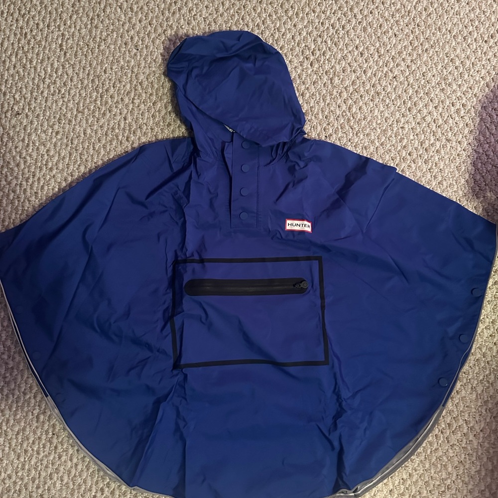 Hunter x Target Kids Blue Rain Poncho